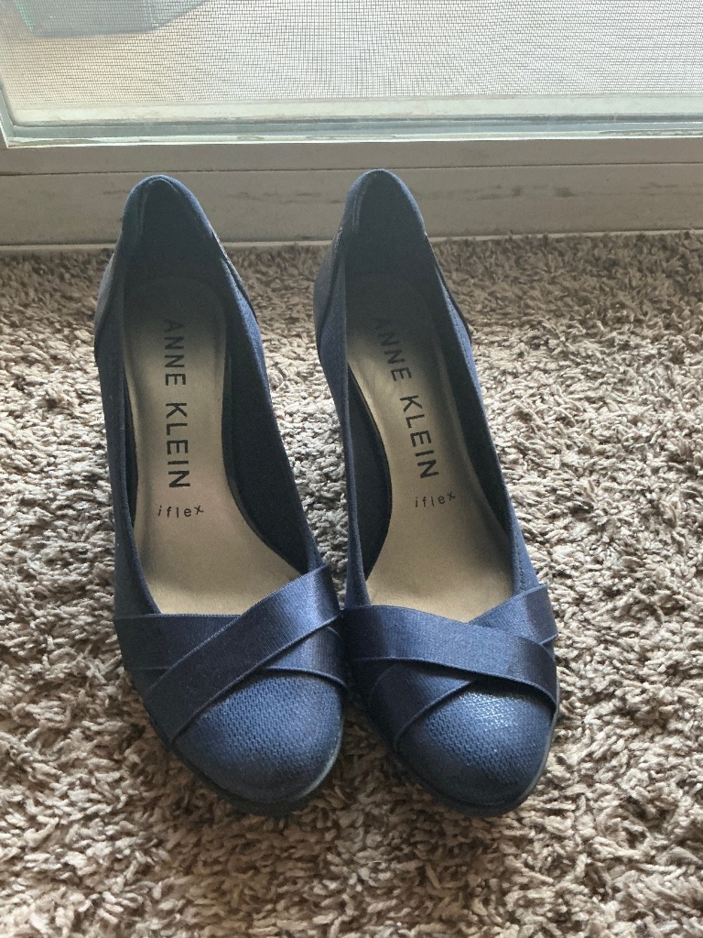 Blue shoes